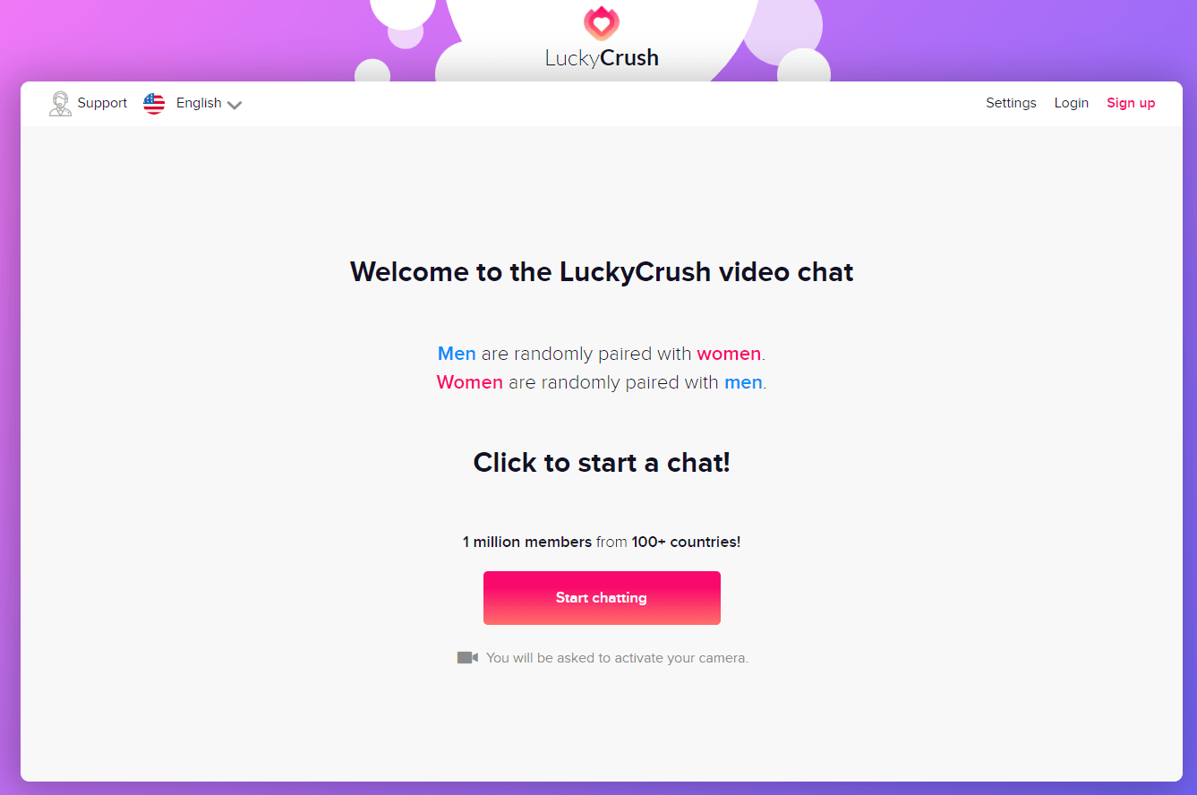 LuckyCrush Homepage (Official Site)